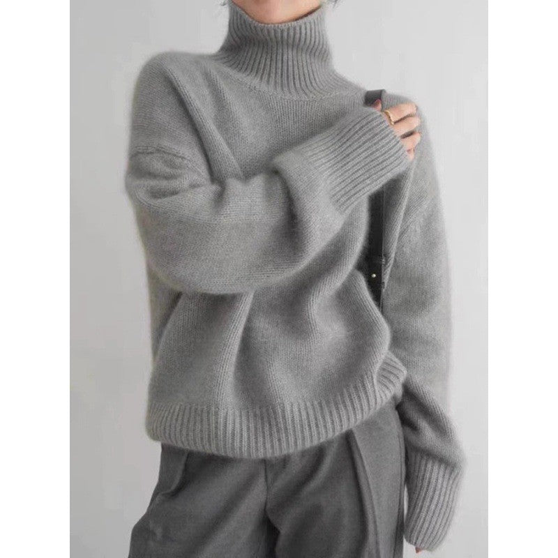 Nameria Cashmere Turtleneck Sweater Relaxed Fit