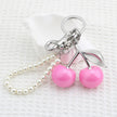 Nameria Pearl Chain Cherry Keychain
