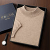 Nameria Mens Cashmere Blend Seamless Short Sleeve Knit Sweater