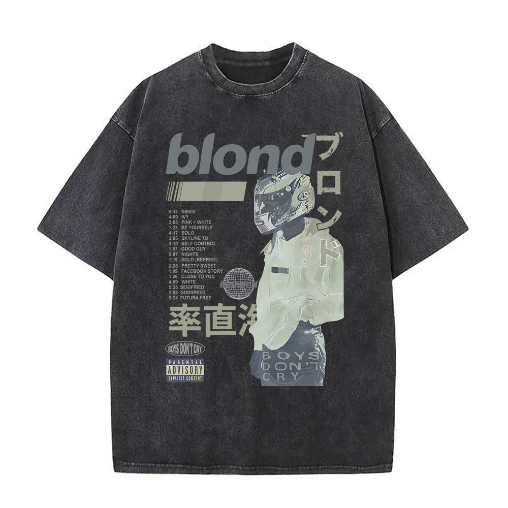 Nameria Unisex Vintage Wash Oversized Cotton T-Shirt