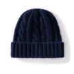 Nameria Unisex Cable Knit Cashmere Blend Hat Ear Flaps One Size