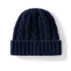 Nameria Unisex Cable Knit Cashmere Blend Hat Ear Flaps One Size