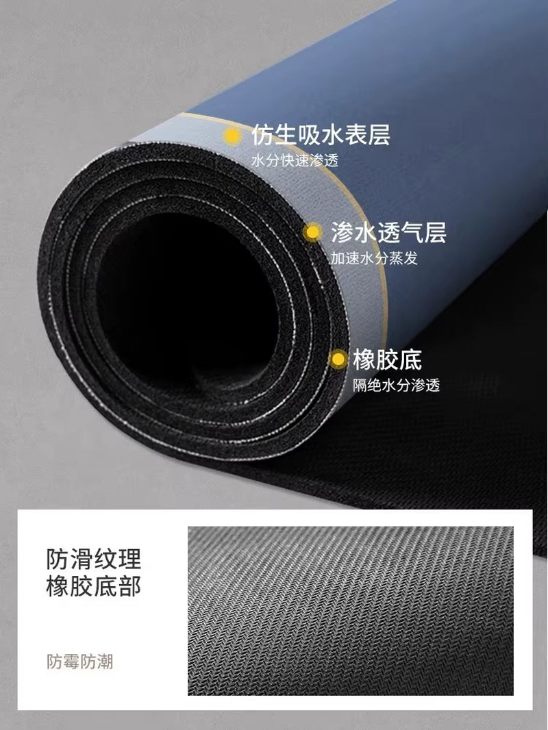 Nameria Quick Dry Diatom Bath Mat – Non Slip Absorbent Floor Mat