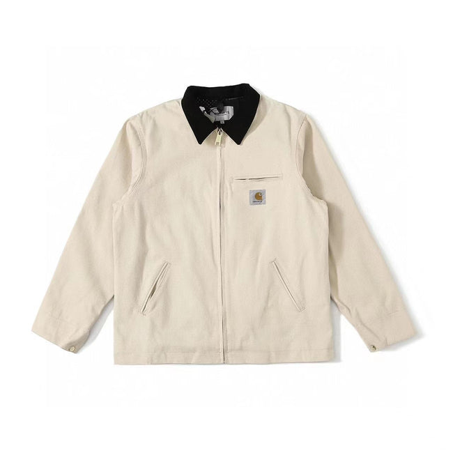 Nameria Mens Retro Workwear Zip Front Jacket