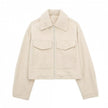 Nameria Street Style Short Zip Tweed Jacket