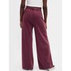 Nameria Womens Hooded Zip Top and Pants Set Wine Red