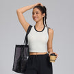 Nameria Seamless Fixed Cup Yoga Sports Bra