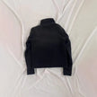 Nameria Unisex Washed Denim Jacket High Collar Button Front