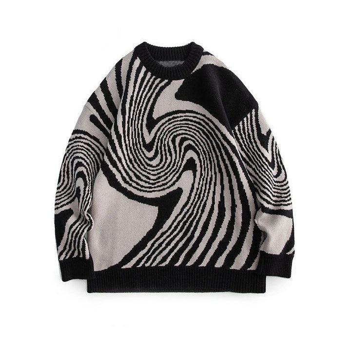Nameria Women's Embroidered Crewneck Loose Fit Sweater