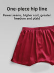 Nameria Ice Silk Boxer Briefs Mid Waist Seamless Solid Color