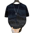 Nameria Unisex Loose Short Sleeve T-Shirt Starry Sky Gradient