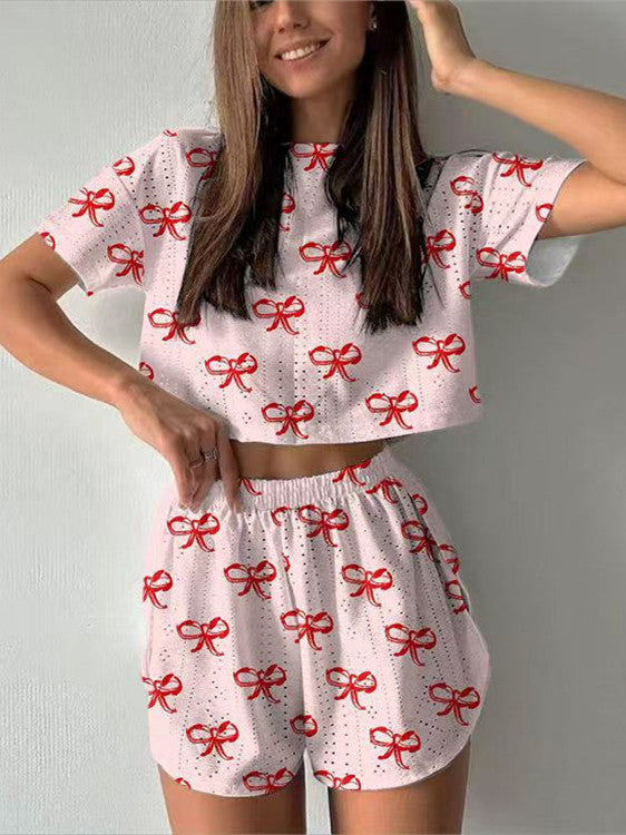 Nameria Women's Short Sleeve Pajama Set