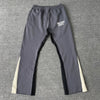 Nameria Men’s Splatter Ink Patchwork Flared Sweatpants