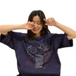 Nameria Cotton Blend Printed Loose Fit T-Shirt