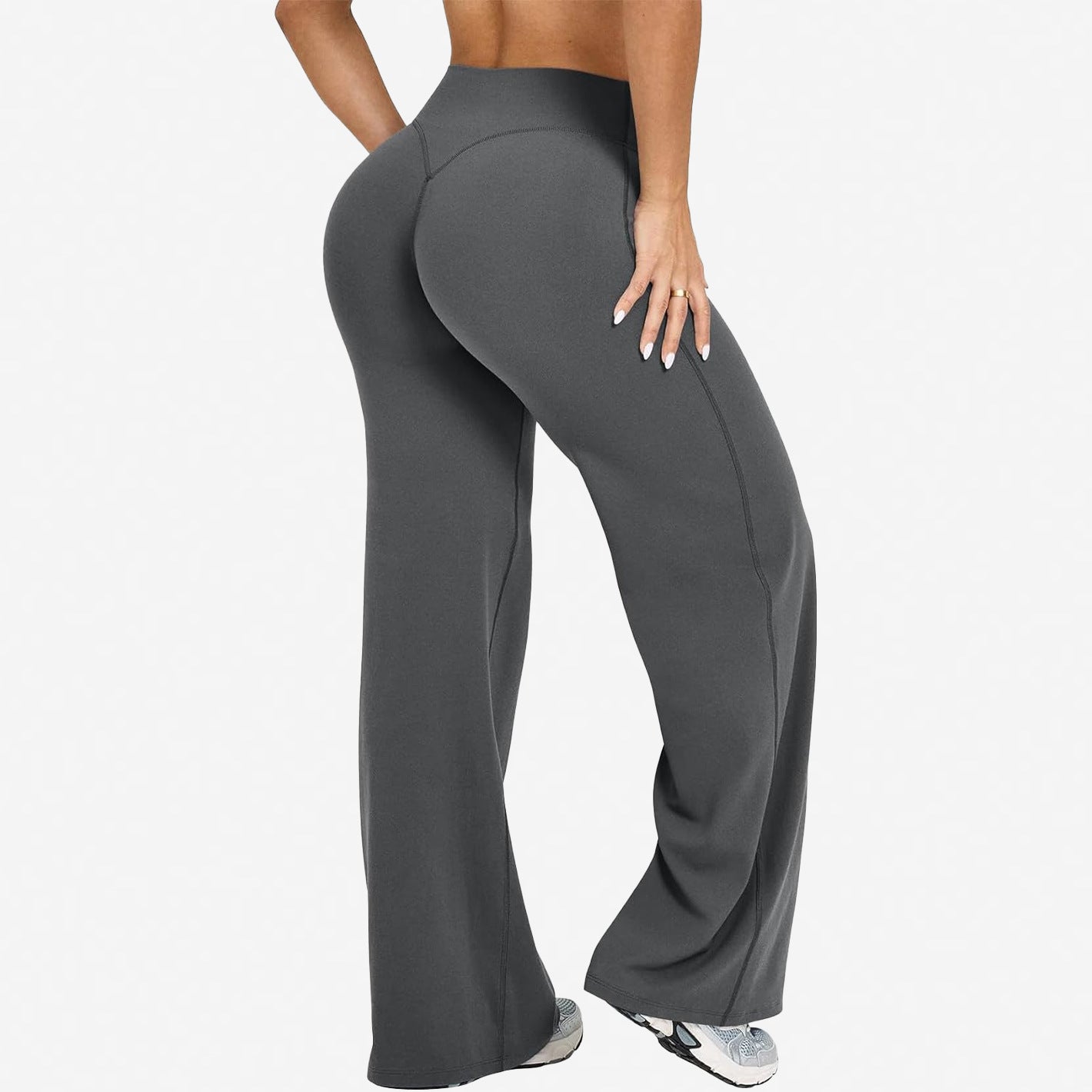 Nameria Straight Yoga Pants Seamless Quick-dry Loose Straight-leg