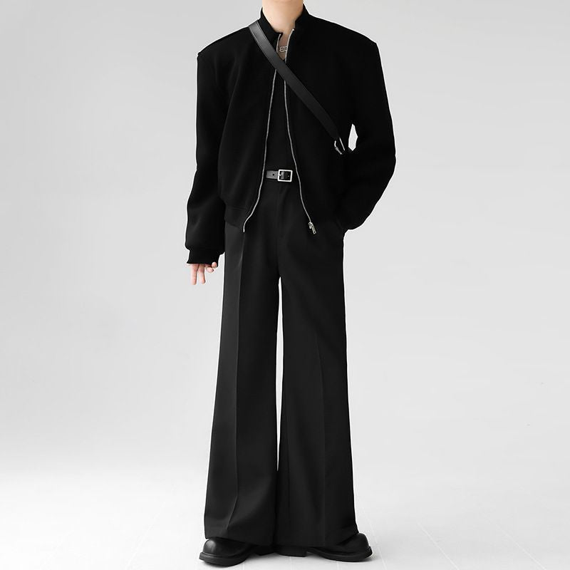 Nameria Suit Long Pants Micro-flare Mid-rise Full-length