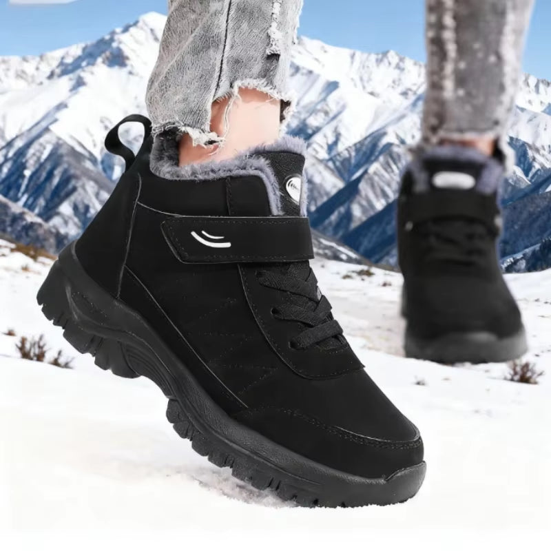 Nameria Womens Winter Snow Boots Fleece Lined Anti Slip Walking Design
