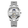 Nameria Automatic Moon Phase Watch Stainless Steel
