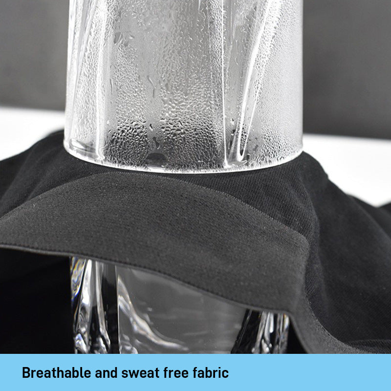 Nameria Men's Mid Waist Rib Cotton Boxer Briefs Solid Color