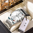 Nameria Podagar Quartz Day Date Watch Stainless Steel