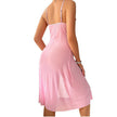 Nameria Cut Out V Neck Sleeveless Nightgown Long Skirt