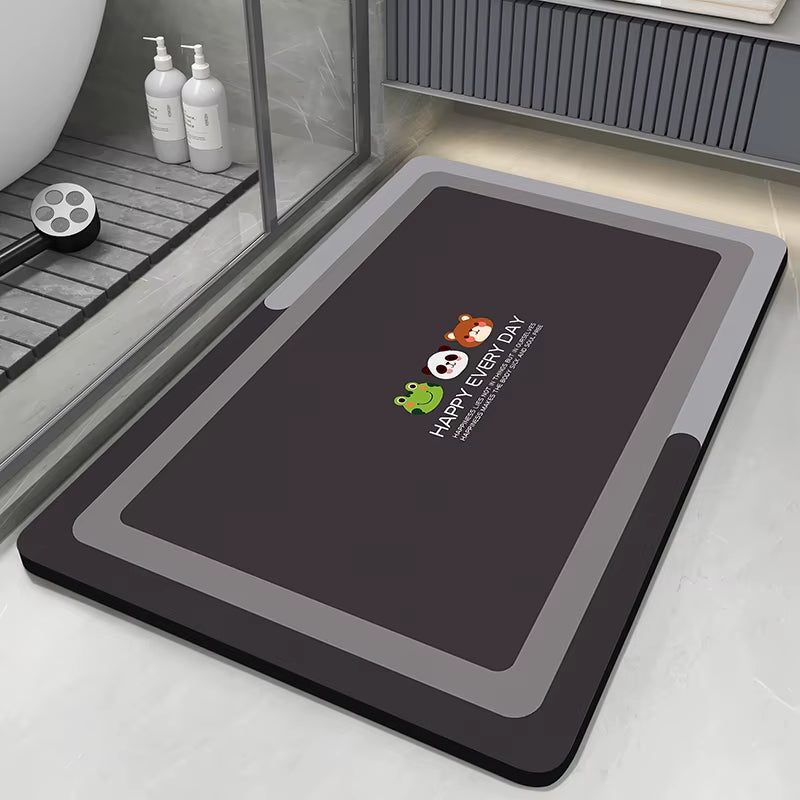 Nameria Quick Dry Diatom Bath Mat – Non Slip Absorbent Floor Mat