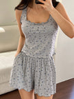 Nameria Floral Print Camisole Pajama Set Top and Shorts