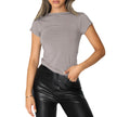 Nameria Milk Silk Blend Slim Fit Short Sleeve T-Shirt