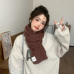 Nameria Textured Hand Hook Knit Scarf Acrylic Blend