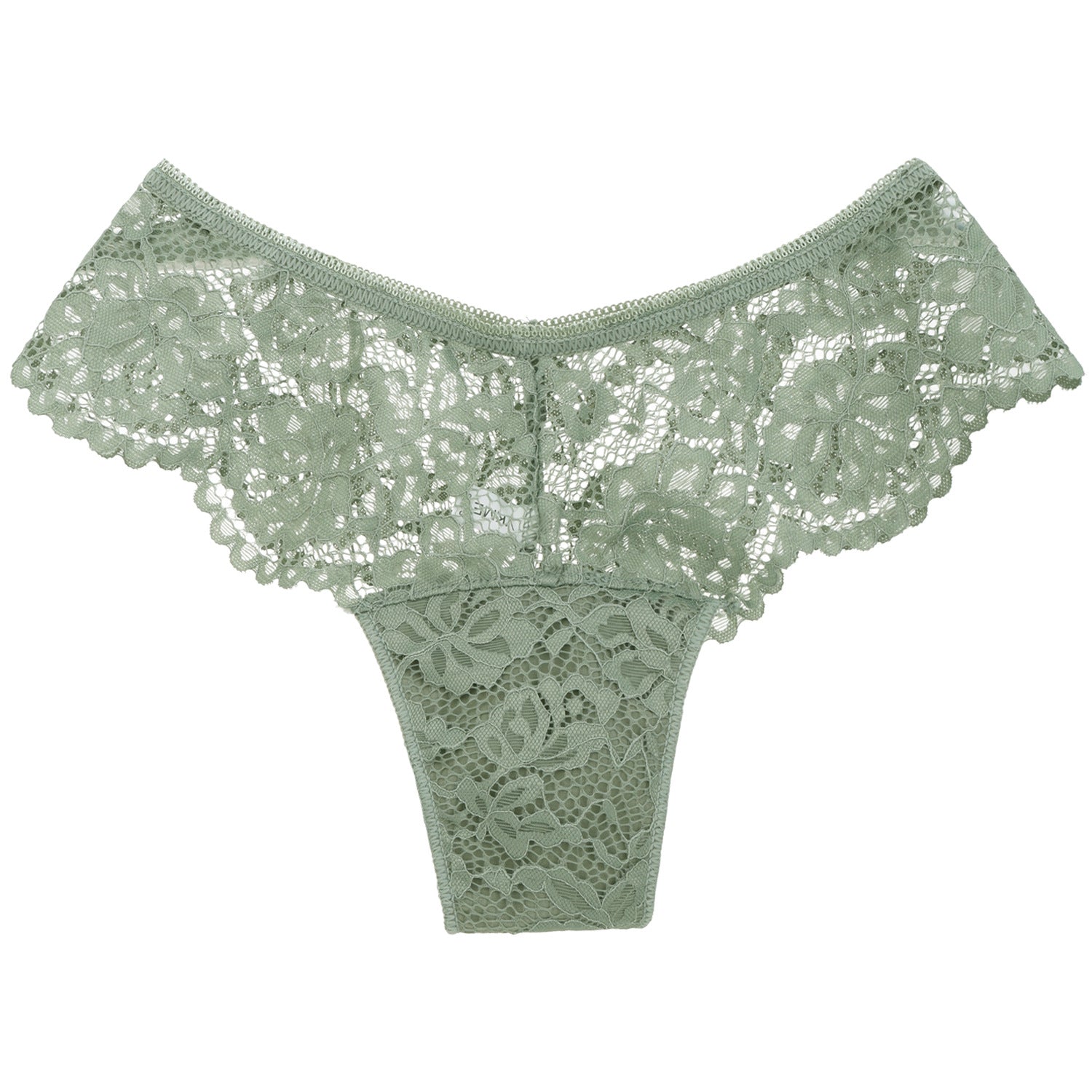 Nameria Women's Mid Rise Lace Briefs Solid Color