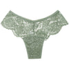 Nameria Women's Mid Rise Lace Briefs Solid Color