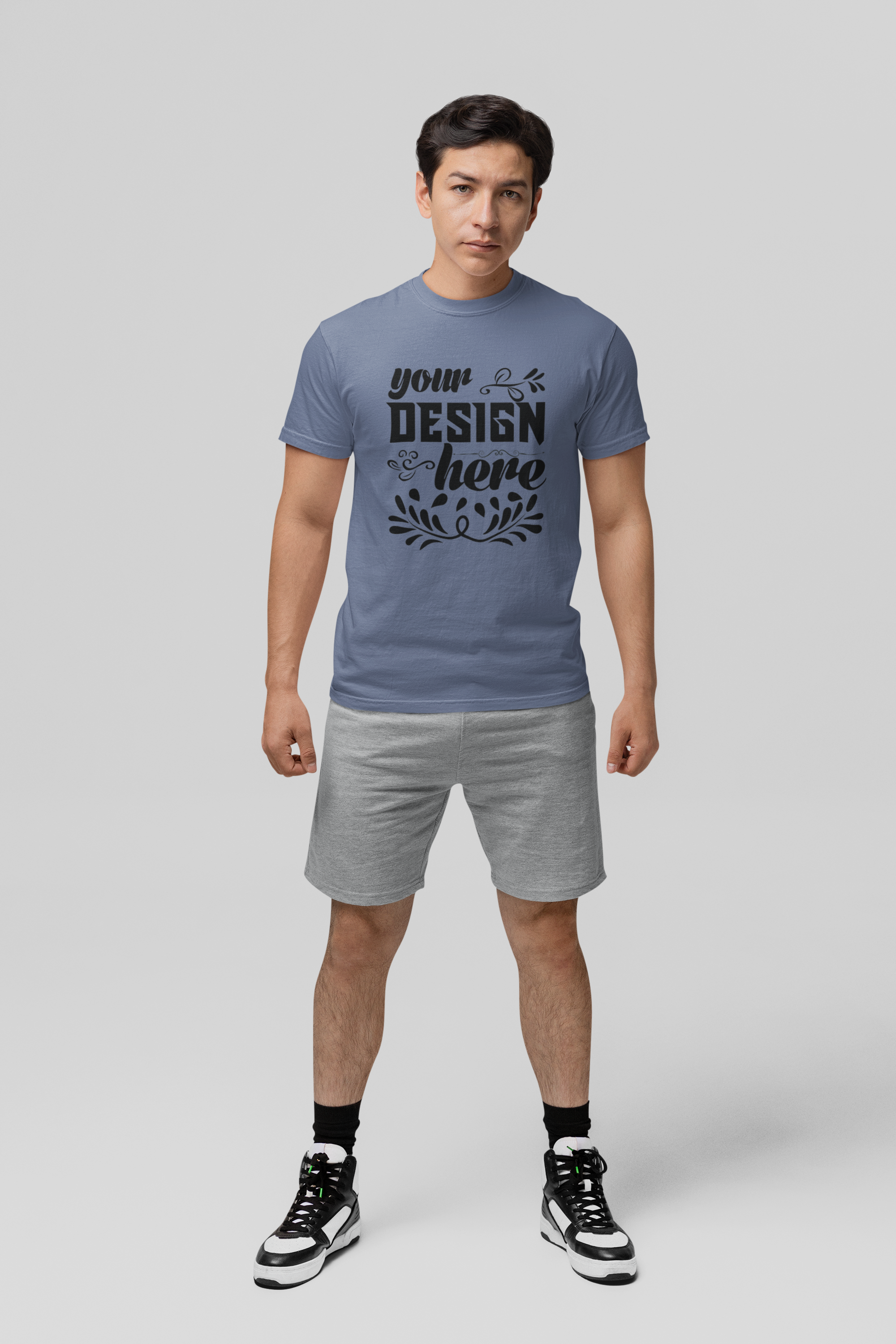 Customizable Hanes GDH00 Unisex Garment Dyed Cotton T Shirt